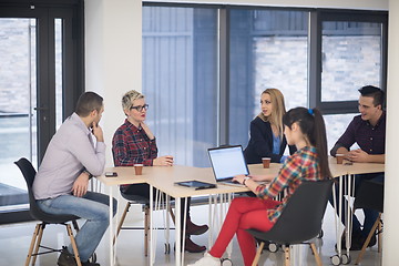 Image showing startup business team on meeting