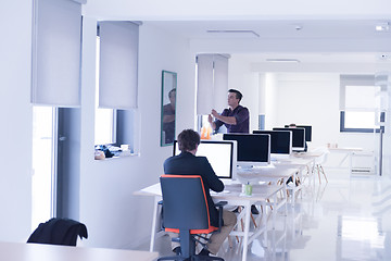 Image showing startup business people group at office