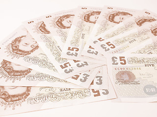 Image showing  Pound note vintage