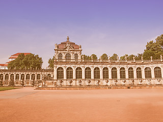 Image showing Dresden Zwinger vintage