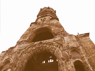 Image showing Bombed church, Berlin vintage