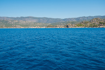 Image showing ancient city on the Kekova