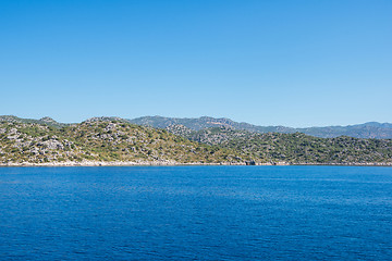 Image showing ancient city on the Kekova