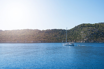 Image showing ancient city on the Kekova