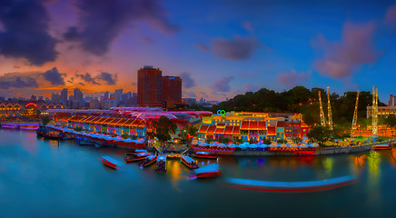 Image showing Clarke Quay Singapore