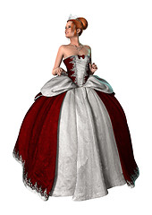 Image showing Fairytale Princess on White