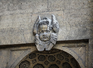 Image showing  Mascaron angel