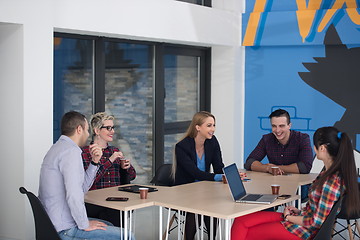 Image showing startup business team on meeting