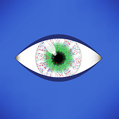 Image showing Green Eye Icon