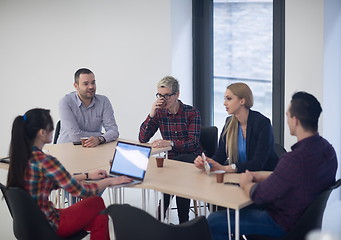 Image showing startup business team on meeting