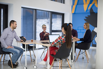 Image showing startup business team on meeting