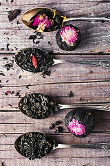 Image showing Flavored blooming tea