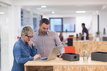 Image showing startup business team on meeting at modern office