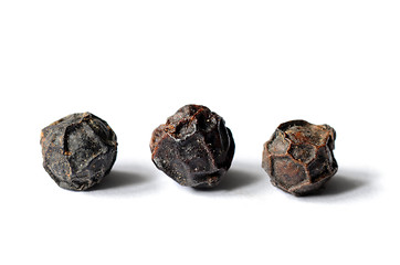 Image showing Close-up of black peppercorns