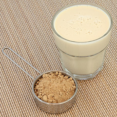 Image showing Maca Powder and Drink