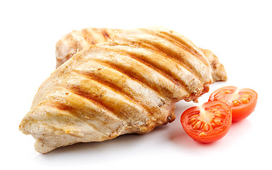 Image showing grilled chicken breasts