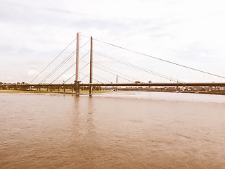 Image showing River Rhein vintage