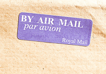 Image showing  Airmail picture vintage