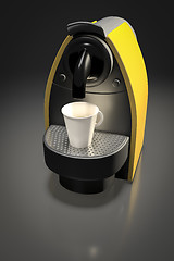 Image showing modern coffee machine