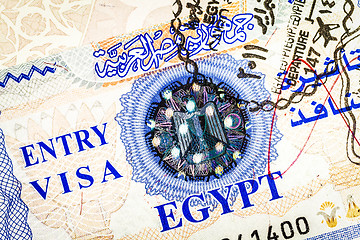 Image showing Entry Visa