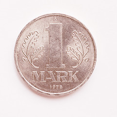 Image showing  One mark from DDR vintage