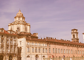 Image showing Piazza Castello Turin vintage