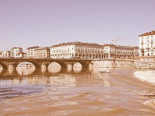 Image showing Piazza Vittorio, Turin vintage