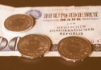 Image showing  DDR banknote vintage