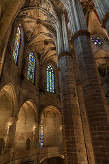 Image showing Gothic church interior