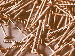 Image showing  Wood screw vintage