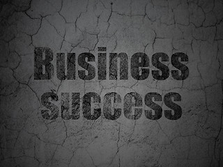 Image showing Business concept: Business Success on grunge wall background