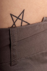 Image showing star tattoo