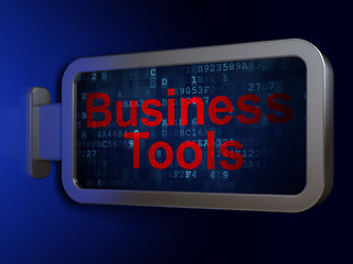 Image showing Business concept: Business Tools on billboard background