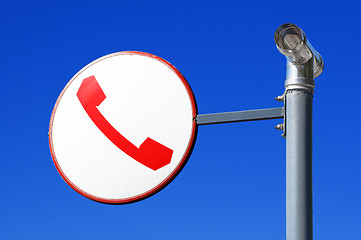 Image showing Telephone sign