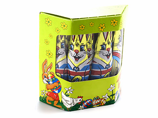 Image showing Chocolate easter bunny