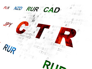 Image showing Business concept: CTR on Digital background