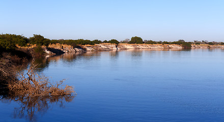 Image showing bank of the river zambezi