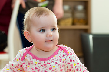 Image showing Happy cute little girl