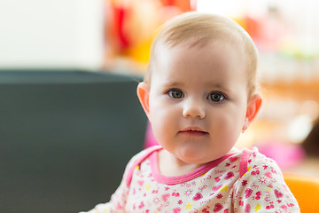 Image showing Happy cute little girl