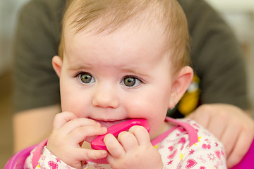 Image showing Happy cute little girl