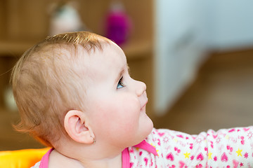 Image showing Happy cute little girl