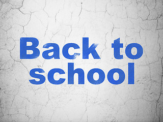 Image showing Education concept: Back to School on wall background