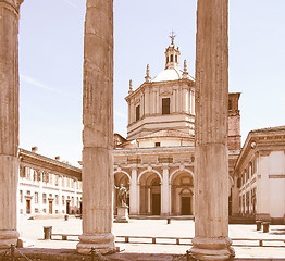 Image showing San Lorenzo church, Milan vintage