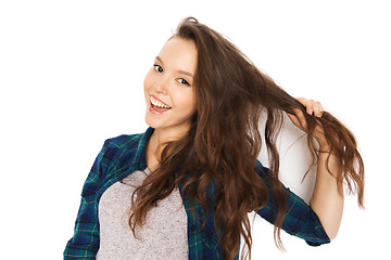 Image showing happy smiling pretty teenage girl