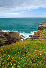 Image showing Atlantic coast in Brittany