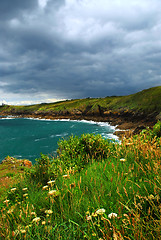 Image showing Atlantic coast in Brittany