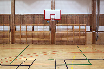 Image showing Retro gymnasium