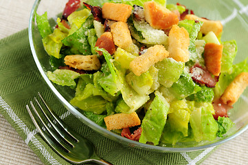 Image showing Caesar salad