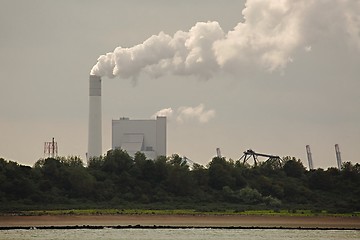 Image showing Smoking power plant