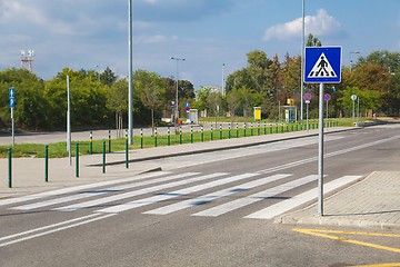 Image showing Crossing for pedestrians